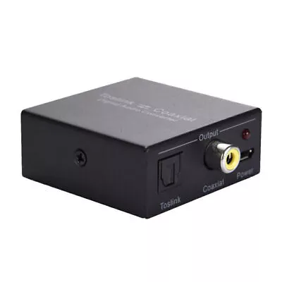 Kaufen 2-Wege Digital Coax Koaxial SPDIF Zu Toslink Optical Audio Konverter Adapter • 14.23€