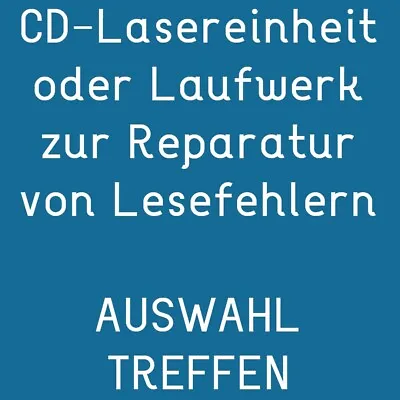 Kaufen Laufwerk Laser Laserkopf Zur CD-Spieler Reparatur - AUSWAHL TREFFEN • 29€