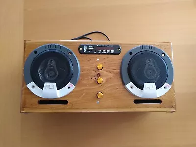 Kaufen Bluetooth Radio In Holzbau Kasten Selbstgemacht. • 42€