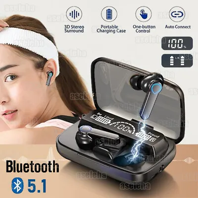 Kaufen Kopfhörer Bluetooth 5.1 Touch Control In-Ear Ohrhörer Wireless Handy Headset NEU • 16.59€