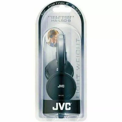 Kaufen JVC Faltbare Kopfhörer Flach Leicht Stereo Kopfhörer - Schwarz - JVC HAL50 • 12.36€