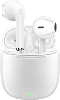 Kaufen Kabellose Ohrhörer, Drahtlose Kopfhörer Tiefer Bass HiFi Bluetooth Yobola - Weiß • 18.63€