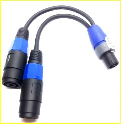Kaufen Adapter Y-Kabel Splitter Neutrik Speakon Stecker-2 X Speaker Buchse/Kupplung • 18.95€