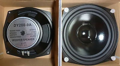 Kaufen 1x DY-200-9A Dynavox 20cm Bass Lautsprecher 200mm Tieftöner 4 Ohm 8  • 20.89€