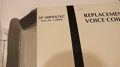 Kaufen Monacor SP-30PAX/VC Ersatz-Schwingspule, Best. Nr. 12.8800 • 45€