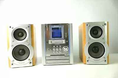 Kaufen Panasonic SA-PM25 CD Stereo System Tapedeck Radio Mit Boxen Hi-4381 • 49.90€