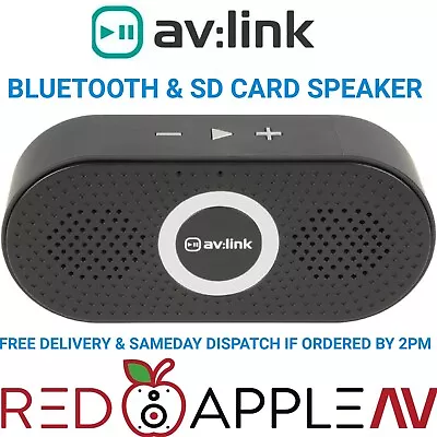 Kaufen AV Link Schwarz Bopp Wiederaufladbarer Tragbarer Bluetooth Lautsprecher TF/Micro SD Steckplatz • 6.77€