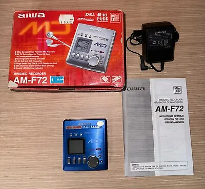 Kaufen RARE- Mini Disc Player MD Minidisc Aiwa AM-F72 (Similar Type Sony Walkman) • 100€