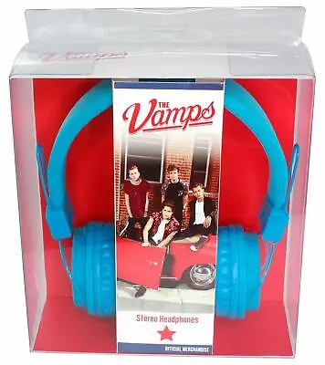 Kaufen Vibe Audio The Vamps On Ear Stereo Kopfhörer Tragbar Audio Sound Blau Jungenband • 6.80€