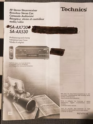 Kaufen Bedienungsanleitung Technics SA-AX 530/ SA-AX730 • 8.99€