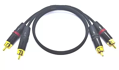 Kaufen Cinch-Audiokabel 2 X RCA Neutrik Auf  2 X RCA Neutrik Vers. Längen • 12.45€