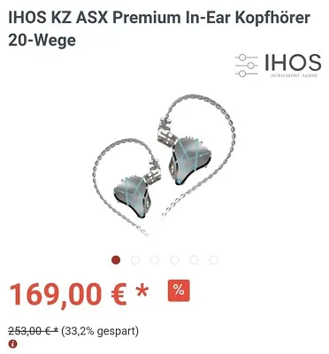 Kaufen ⚠️ High End In Ear Kopfhörer *TOP* Viel Extra Zubehör ⚠️ • 109€