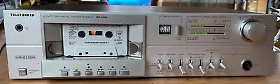 Kaufen Telefunken RC 200 Kassetten Tapedeck Silber 80s Audio & Hifi #B19ER • 50€