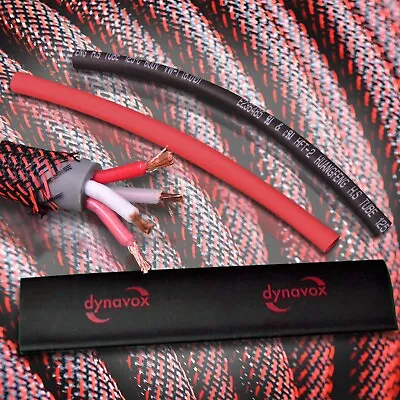 Kaufen Dynavox Perfect Sound Lautsprecherkabel OFC 99,99% Kupfer 4 X 2,5qmm Meterware • 7.69€