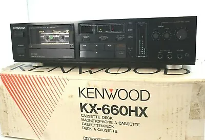 Kaufen Kenwood Kx-660hx Cassette Tape Deck Mit HX PRO-mint Boxed * Gewartet * • 161.81€