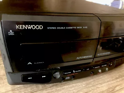 Kaufen KENWOOD X-H5 Autoreverse Doppel Tapedeck • 19.95€