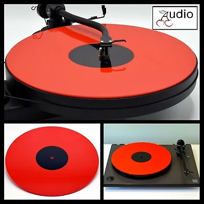 Kaufen Glänzend Rot Acryl Plattenspieler Platte Matte. Passend Für REGA, PRO-JECT Plattenspieler • 42.51€
