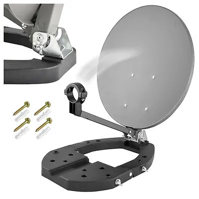 Kaufen Camping Satelliten Spiegel Schüssel Antenne Mini SAT Anlage + Klapparm Klappbar • 21.90€