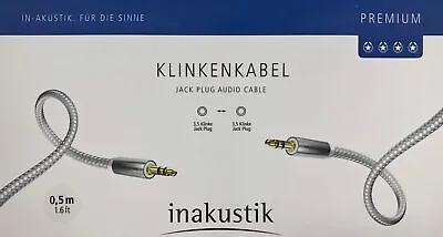 Kaufen Inakustik Premium Stereo Klinkenkabel 0,5 M Vergoldet, UVP 18,29 € • 12.99€