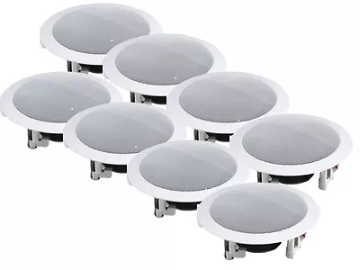 Kaufen 8 X Adastra RC5 Ceiling Speaker Weiß 35W 8ohm PA HiFi Sound System Audio • 136.73€