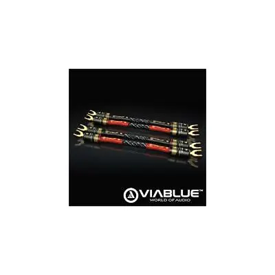 Kaufen ViaBlue Silver-Series Kabelbrücke Jumper Bi-wiring-Brücken M 8mm Kabelschuh 10cm • 239.99€
