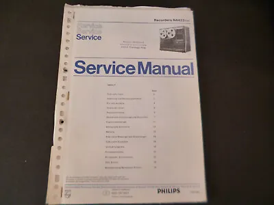 Kaufen Original Service Manual Schaltplan Philips N 4422 • 12.50€