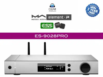 Kaufen Matrix Element P Es9028 Pro Mqa Dsd Dac+streamer+dlna+amp Usb Da Wandler Highend • 2,645€