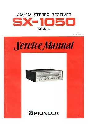 Kaufen Service Manual-Anleitung Für Pioneer SX-1050  • 15€