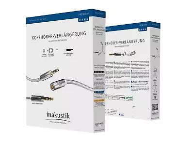 Kaufen Inakustik Premium II Kopfhörer Verlängerungskabel Extension Klinke 2m Neu In OVP • 23.90€