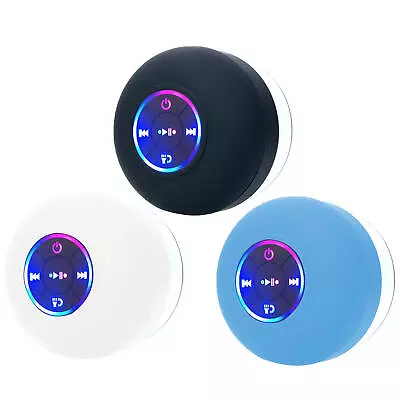 Kaufen Kabelloser Duschlautsprecher, Wasserdichter 5.0-Bluetooth-Lautsprecher Mit Absau • 12.99€