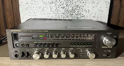 Kaufen Telefunken TR 550 Hifi-Stereo Receiver Vintage 1979,Schwarz,Metallfront (2976) • 99€