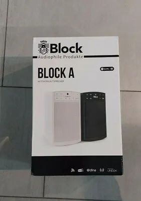 Kaufen Audioblock Block A Weiß WLAN Netzwerklautsprecher Multiroom Originalverpackt • 150€