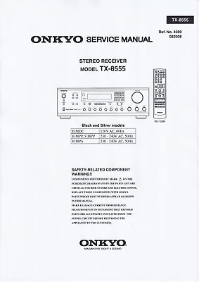 Kaufen Service Manual-Anleitung Für Onkyo TX-8555  • 14€
