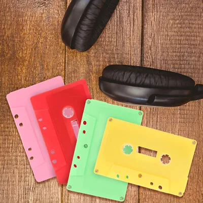 Kaufen  4 Pcs DIY-Kassetten Vintage-Kassette Kassettenhülle DIY-Tonband Äußere Box • 12.88€