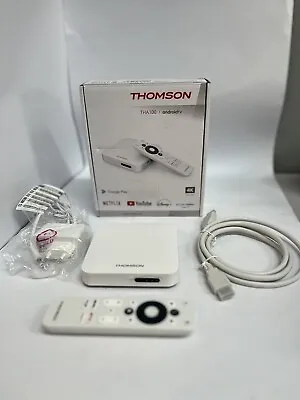 Kaufen Thomson THA 100 4K Android TV Streaming Box - Weiß B-Ware • 57.99€