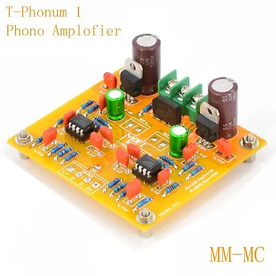 Kaufen 1pc T-Phonum 1 MM/MC Phono Amplofier RIAA Fertige Platinen • 18.98€