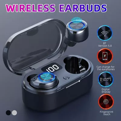 Kaufen TWS Kopfhörer Bluetooth5.0 In-Ear Ohrhörer Wireless Headset Stereo Mit Ladebox • 8.30€