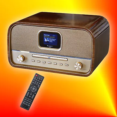 Kaufen Soundmaster DAB970BR Stereoanlage 2x15 Watt RMS DAB+ UKW Bluetooth USB CD/MP3 • 169.90€