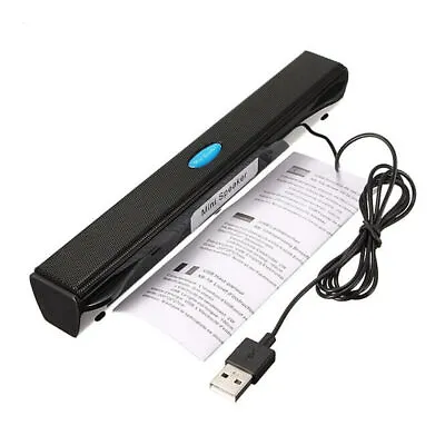 Kaufen Stereo Lautsprecher Speaker PC Computer Tablet Laptop USB Mini Kleine Soundbar • 16.98€
