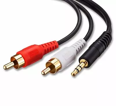 Kaufen Klinke Cinch AUX 1m Audio Kabel 3,5mm Klinkenstecker Auf 2 Chinch RCA Stecker • 3.99€