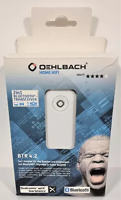 Kaufen Mobiler Bluetooth Sender/Empfänger Transceiver BTR 4.2 6078 Weiß Markenware! • 26.99€