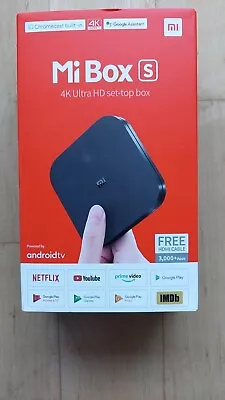 Kaufen Xiaomi Mi Box S Media Streaming Player Android Smart TV 4K HDR Ultra HD NEU OVP • 30.50€