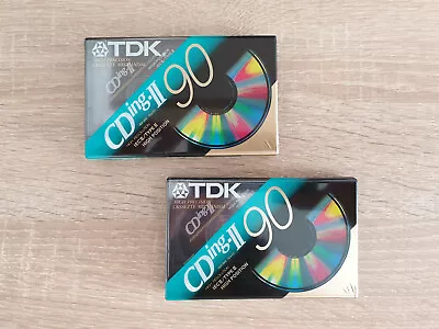Kaufen TDK CDing II 90 Tapes Kassetten IEC II OVP 2 Stück • 1€