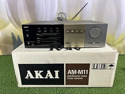 Kaufen Vintage AKAI AM-M11 Stereo Integrierter Verstärker - Phono Stage - VERPACKT • 91.18€