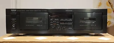 Kaufen Yamaha KX-W 482 Schwarz Doppel-Kassettendeck Tapedeck Dolby C 2xDubbing • 40€