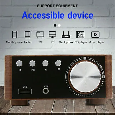 Kaufen Bluetooth Mini Verstärker HiFi Power Audio Stereo Bass AMP USB MP3 FM Auto TF • 21.42€