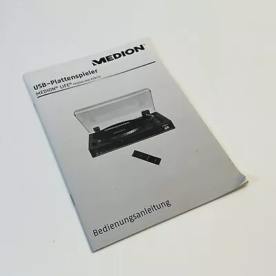 Kaufen Handbuch Bedienungsanleitung Für Medion MD 83821 Plattenspieler Medion P69044 • 7.99€