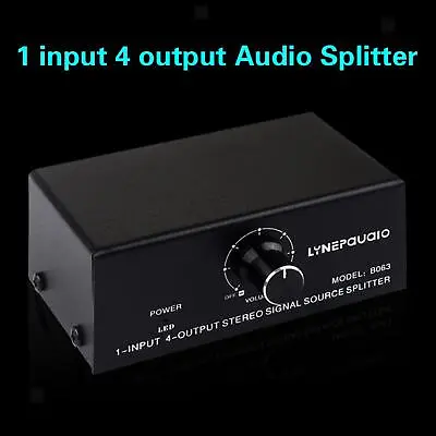 Kaufen Stereo Audio Schalter Mit Lautstärkeregler Composite Für AV Receiver • 56.27€