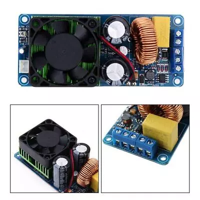 Kaufen IRS2092S 500W Mono Digital Class D HIFI Endstufe Verstärker Board Modul +Lüfter • 24.85€