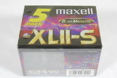 Kaufen 5x MAXELL XL II-S 90 High Bias MC Musik-Kassetten Neu OVP Versiegelt / NOS MC´s • 85€